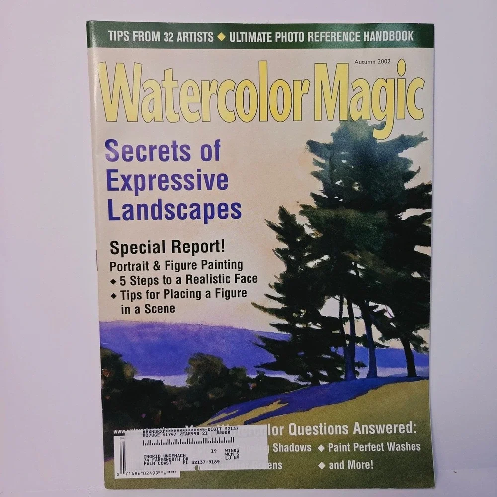 Watercolor Magic Magazine 2002 Full Year Set 4 Issue Spring Summer Autumn Winter